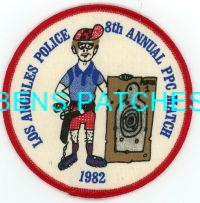 CALIFORNIA,LOS ANGELES POLICE PPC 1982 1